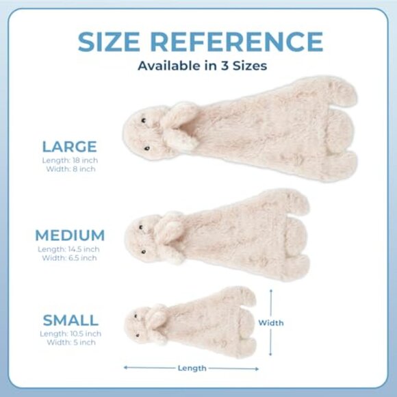 Stuffless Squeaky Dog Toys Set of 4 Plush Interactive Chew Toys - Picture 6 of 8